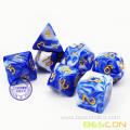 Gemini Polyhedral Dice Set of 7 Dice in a Variety of Sizes Designed for Roleplaying Games, Premium Quality Dice for Table Game